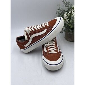 Vans Style‎ 36 Decon SF Shoes W 8/M 6.5 Canvas Skate Sneakers Salt Wash Brown